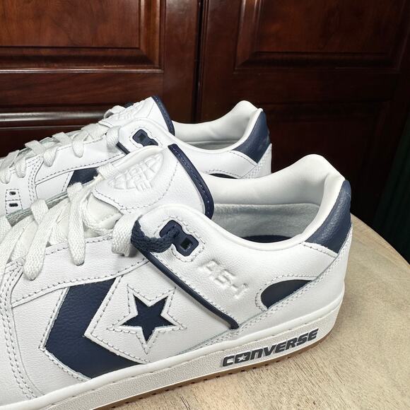 Converse CONS AS-1 Pro Ox White Navy Gum Skate Shoes A04597C Men’s Sz 11.5 - Picture 4 of 13